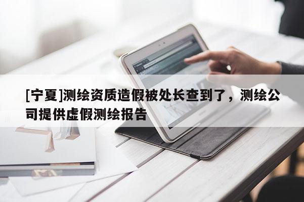 [寧夏]測(cè)繪資質(zhì)造假被處長(zhǎng)查到了，測(cè)繪公司提供虛假測(cè)繪報(bào)告